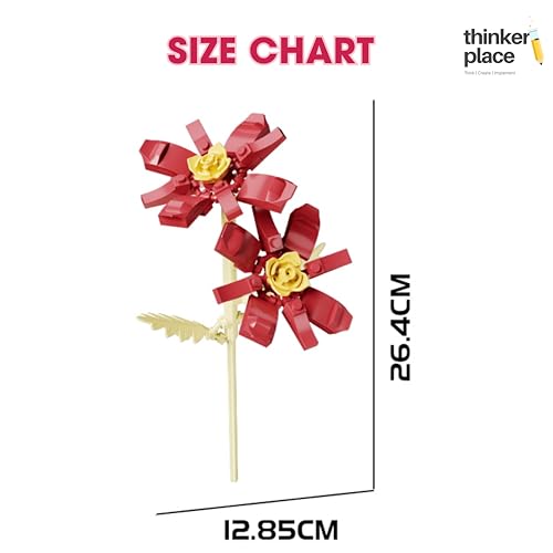 Image of STEM Galsang Flower Building Blocks Set (93 Pcs, 12-in-1) | DIY Flower Pen Stand Kit for Kids 6+ Years (Boys & Girls) | Creative Craft & Learning Toy | Ideal Gift for Kids