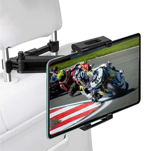 OcioDual Support Tablette Voiture, Support Telephone Voiture, Pince D'appui-tête de Voiture Extensible Pouvant Contenir des téléphones Entre 4,4 et 11 Porte Telephone Voiture