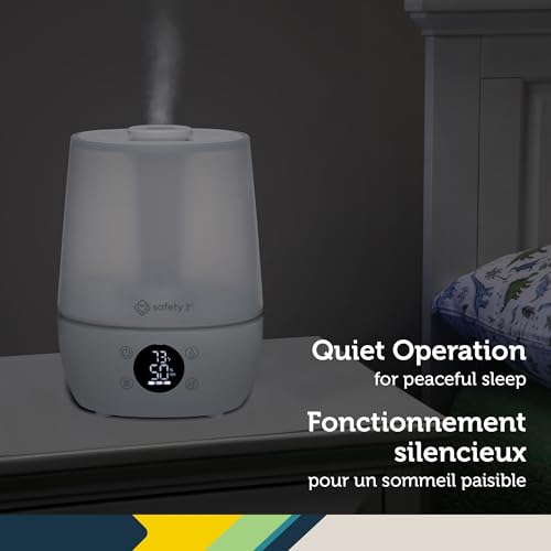 Safety 1st Humid Control Filter Free Humidifier, Detects temperature and humidity levels, White - image 3