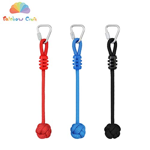 Rainbow Craft Ninja Line Ninja Fists Holds - Kids Backyard Swing Climbing Accessories