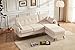 Weture 80” Convertible Sectional Couches for Living Room,3 Seat L Shaped Sofa with Removable Pillows,Mid Century Modern Sofa Couch with Chaise,Small Couch for Bedroom, Apartment & Office(Linen-Beige)