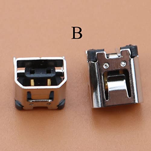 Image of for Nintendo DSi NDSi XL LL Power Jack Connector Charging Port Jack Socket Replacement 2pcs Pack (B Style)