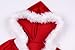 Viyorshop Girls Christmas Santa Costume Girls Mrs Claus Costume Dress Outfit for Kids Xmas Cosplay Party(6-7 Years)