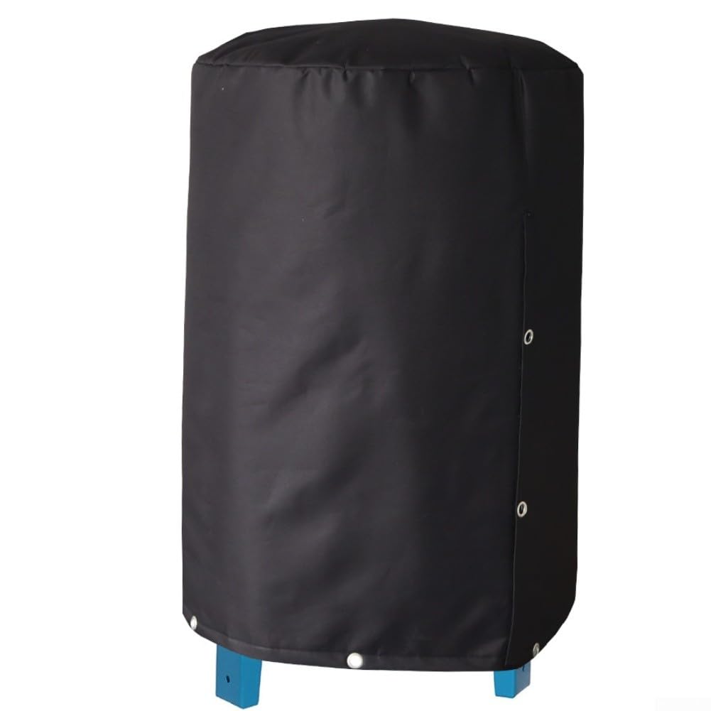Housse isolante pour réservoir à pression ronde en tissu Oxford résistant aux intempéries et au froid, protection de pompe de puits d'eau pour l'hiver et l'équipement de fontaine – 61 x 86,4 cm