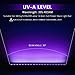 OPPSK Black Light 2 Pack, UV LED Blacklight Bar with On/Off Switch, Linkable Black Light Fixtures for Bedroom Glow Party UV Paint Fluorescent Poster Halloween Christmas Birthday Party
