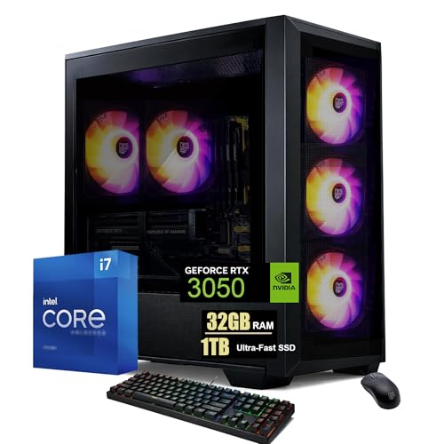 BYTE DEPOT Gamer Xtreme Gaming PC X1, Intel Core i7, 32GB DDR RAM, 1TB Ultra-Fast SSD, GeForce RTX...