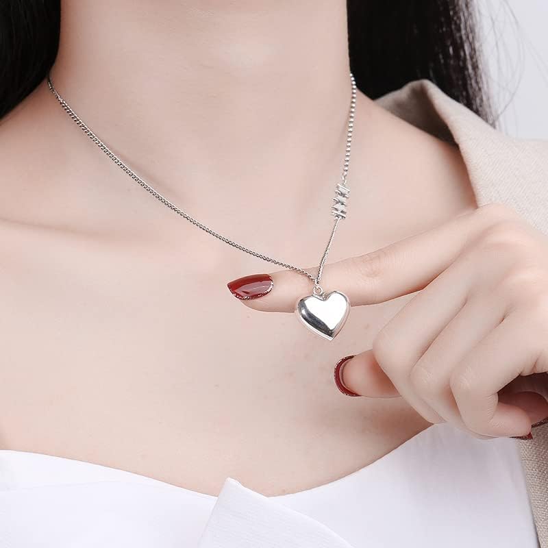 NONNYL S925 Necklace Gift for Women Wife, Womens Pendant Jewelry Wedding Anniversary, Sterling Silver Girlfriend Birthday Gifts for Her, Pendants Necklaces for Christmas Mom Gifts