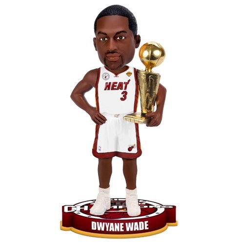 Dwyane Wade Miami Heat Bobblehead 2013 NBA Champs Trophy Bobble Head