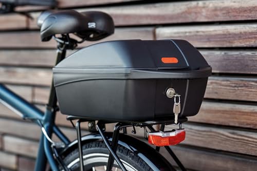 Polisport Fahrradgepäckträgerbox mit Quick-Release 5KG / 11L, Kunstoff, abschließbar, schwarz