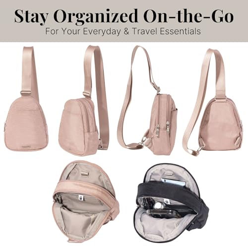 Image of Baggallini Double Zip Mini Sling