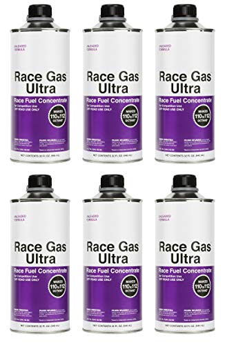 Racegas 100032 Case of 6 Cans Offroad Race Fuel Concentrate Octane Booster
