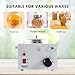 Portable Single Pot Wax Warmer for Painless Hair Removal, Fast Temperature Adjustable Wax Heater with Large Wax Pot for Facial Skin Body SPA Salon Equipment Beauty Salon (White-Single Pots)