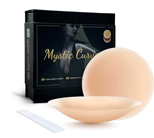 Mystic Curves Cubre Pezones Adhesivos Reutilizables Eco-Responsables para Todas las Morfologías |...
