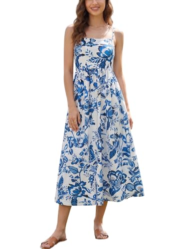 Image of Women's Classy Sleeveless Lemon Print Maxi RIC Rac Dress