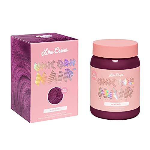 Lime Crime Unicorn Hair Semi-Permanent Hair Dye Aesthetic (Mauve) Fantasy Hair Color, 6.7 Ounces