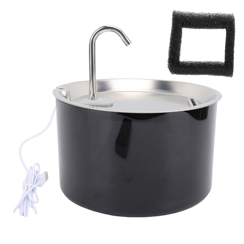 Fuente automática para mascotas de acero inoxidable 3L miniatura 3