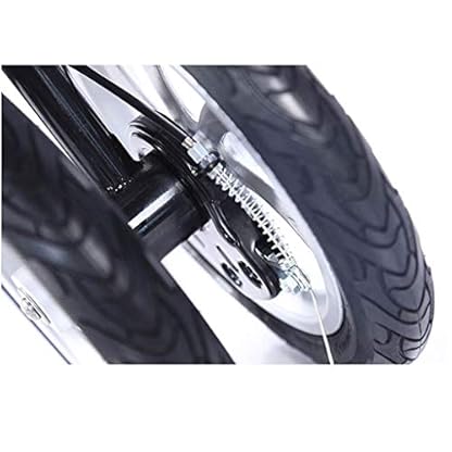 Aoyo Dreirad Älteres Pedal Zweiradtransport Kleines Aluminiumrahmenrad Erwachsenes Dreirad Für Erwachsene 14 Zoll – Bild 5