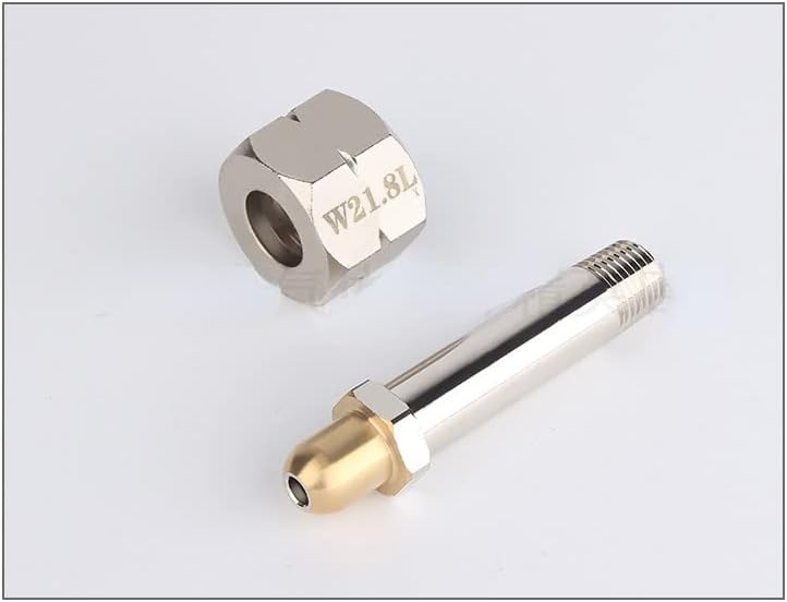 CO2 Regulator Adapter Cylinder Connector Converter Aquarium Fish Tank Equipment Pressure reducing valve outlet connector (Stainless steel G1/2)