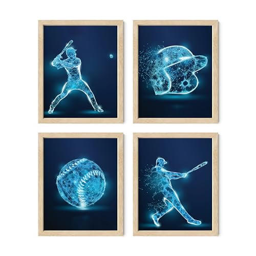 Impression murale de baseball X-Ray tirage photo