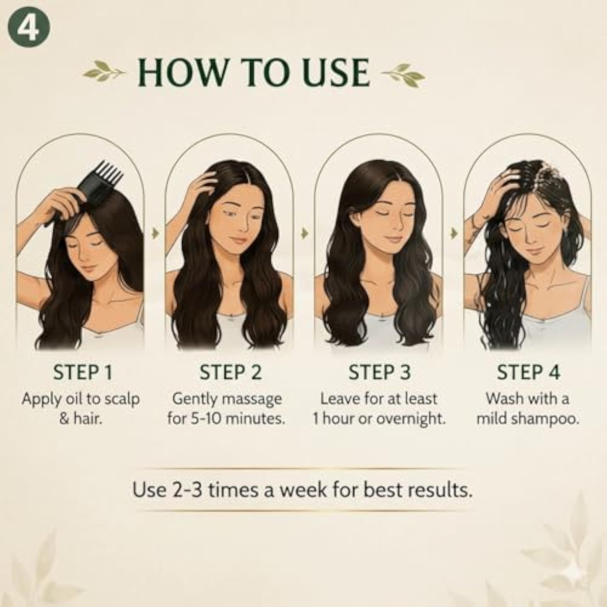 Herbal Hair Oil for Hair Growth, 100 ml