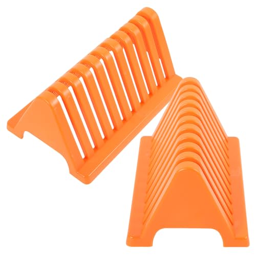 HOLIDYOYO 2 Stück Teiliges Mikroskop objektträger Aufbewahrungsrack aus Stabilem PP Kunststoff Langlebiger Laborhalter für Proben und Dauerpräparate Vielseitig Einsetzbar für Forschung und