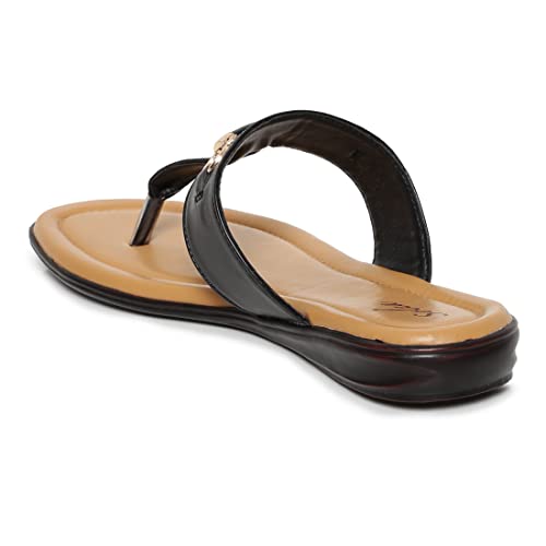 Image of Paragon K6011L Women's Sandals | Stylish Slip on Flats with Cushioned Soles | Trendy Lightweight Durable & Comfortable Fashion Slippers for Outdoor Use