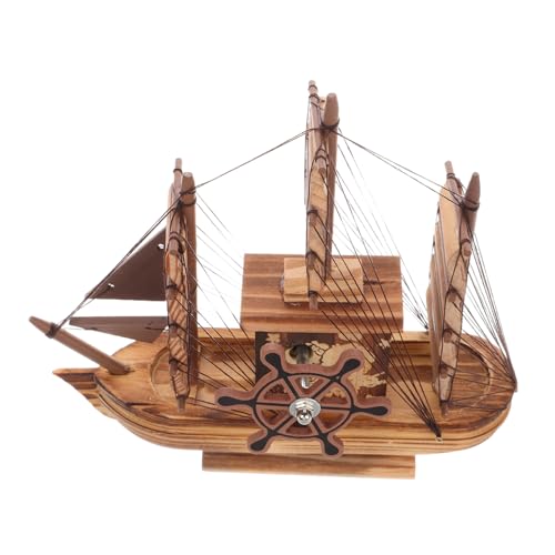 Modelo de madera para regalo BESTonZON avión antiguo simulado adorno de escritorio original