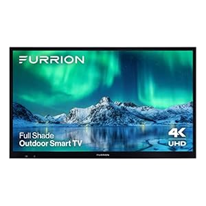 Furrion Aurora 43-Inch Full-Shade 4K LED Outdoor Smart TV – Weatherproof Outdoor Television w/ HDR10, Anti-Glare, 400-Nit LED Screen, Impact-Resistant Screen, External Antenna for Shaded Outdoor Areas