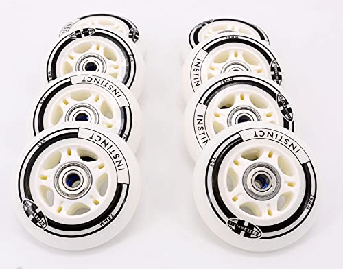 Bullzeye 8er Set Instinct by Hyper Rolle 78mm/82a + Lager ABEC7 + Alu-Spacer 8mm fertig montiert passend für Rollerblade Bullzeye 8er Set Instinct by Hyper Rolle 78mm/82a + Lager ABEC7 + Alu-Spacer 8mm fertig montiert passend für Rollerblade