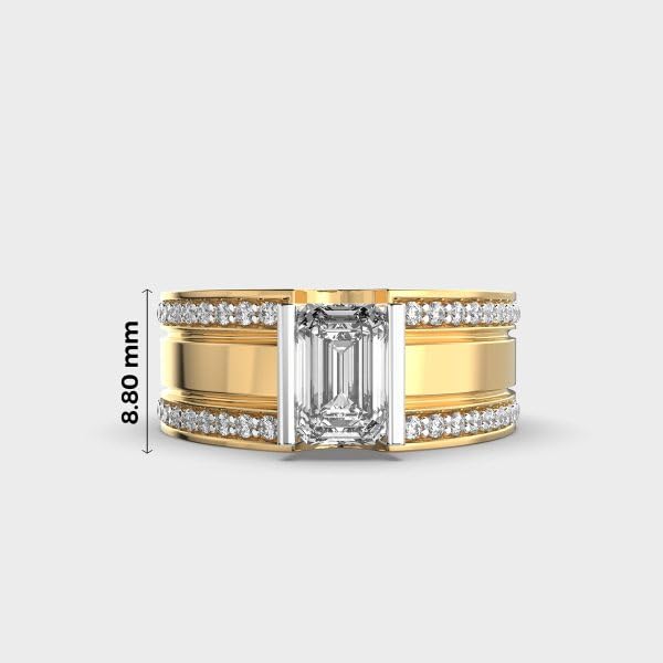 Bague solitaire argent durable qui ne ternit pas avec moissanite