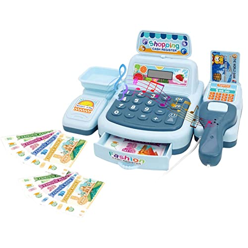 Elektronische Kasse Spielzeug Supermarkt Registrierkasse Für Kinder Mit Registrierkasse Kaufladen Zubehör Rollenspiel…