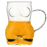 Stile distintivo: design ispirato alle curve del corpo di una donna, questo boccale da birra in vetro è un must per chi ama la vetreria distintiva e interessante. Migliora la tua esperienza di consumo grazie al suo fascino estetico.