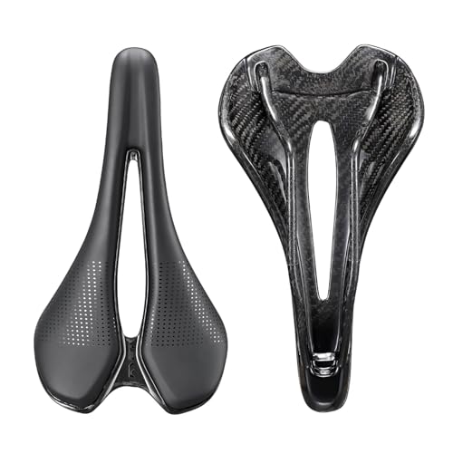 12K �t���J�[�{�� 3D �v�����g�T�h�� 122g�A���[�h�O���x���o�C�N�ɑΉ��y�ʃT�C�N�����O�V�[�g�\�� 7x9mm(T06S EVA Saddle)