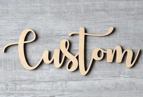 Wooden Name Signs | Personalized Wooden Name Signs and Letters | Customizable Home Decor | Surface Inspired - View 2