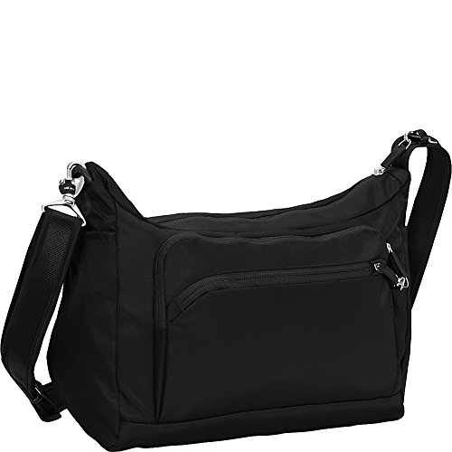 eBags Anti-Theft Carry All Crossbody - Multi Pocket Expandable Bag for Travel & Everyday - (Black)