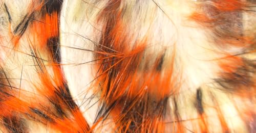 Hareline Fly Tying Tiger Barred Rabbit Strips
