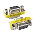 BeElion 2Pack DB9 Serial RS232 Female to Female Slimline Data Transfer Coupler Adapter,Gender Changer