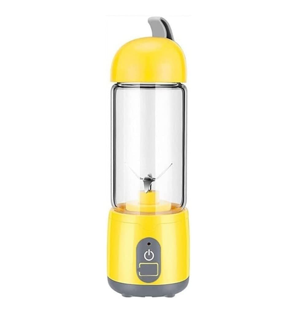 Przenośny blender, blendery do soków w rozmiarach osobistych, kubki do blendera do koktajli i smoothie, ładowane przez USB, idealne do kuchni, podróży, na siłownię (rozmiar: 1)