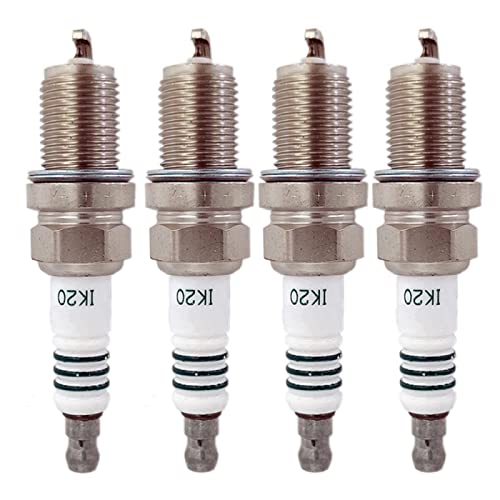 Bougie d'allumage en Iridium IK20/5304 compatible Peugeot pour une longévité mécanique accrue