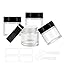Clear - Black Lid