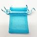 100 teile/los Schmuck Verpackung Tasche Schmuck Taschen Beutel Schmuck Tasche Kordelzug Organza Taschen Hochzeit Verpackung Für Schmuck-See Blau,5x7cm