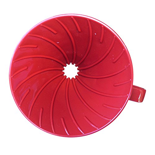 Coador de Café em Acrílico Vermelho Hario V60-02