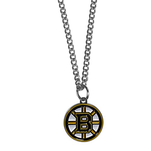 NHL Siskiyou Sports Fan Shop Boston Bruins Chain Necklace with Small Charm 22 inch Team Color