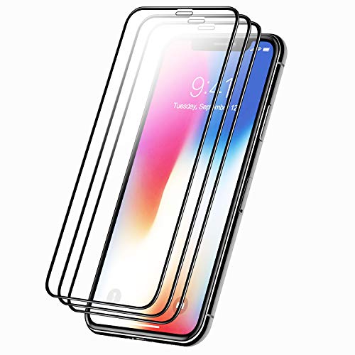 YTZJ Direct 3 Pack Premium Screen Protectors for Apple iPhone 11 and iPhone XR 6.1-inch, Clear Tempered Glass Film with Full Screen Coverage, High Clarity and Case Friendly