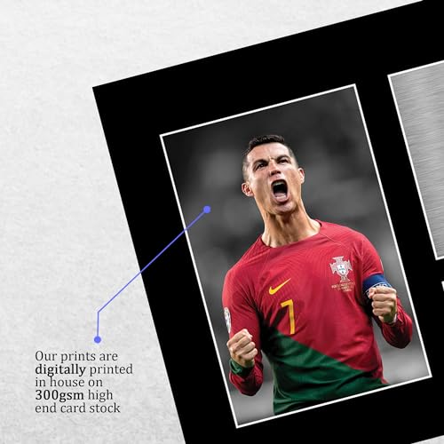 HWC Trading Cristiano Ronaldo Portugal Gifts Printed Signed Autograph Picture for Football Fans and Supporters - A4 - Image 4
