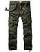 Match Men's Casual Wild Cargo Pants Outdoors Work Wear #6531(40,Army Green)