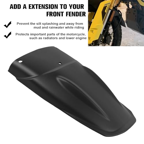 Image of CHIFUN Front Fender Mudguard Extender for Suzuki V-strom 800 Vstrom 800DE DL800 DL800DE 2023-2026, Motorcycle Wheel Cover Splash Guard Extension Dust Guards