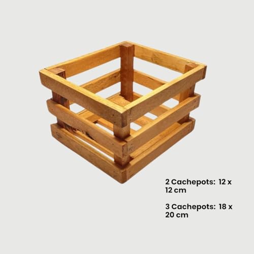 Kit 5 Cachepots Jardim Vertical Horta Varanda