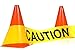 Caution Party Tape • 3 in. Wide X 100 Ft. Long • High Visibility • Tear Resistant Design • Great for Construction-Themed Parties & Signage for Small Hazards (100 ft) (1 Pack)