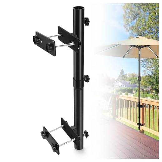 Best umbrella bracket for heavy Adjustable Umbrella Holder for Decks